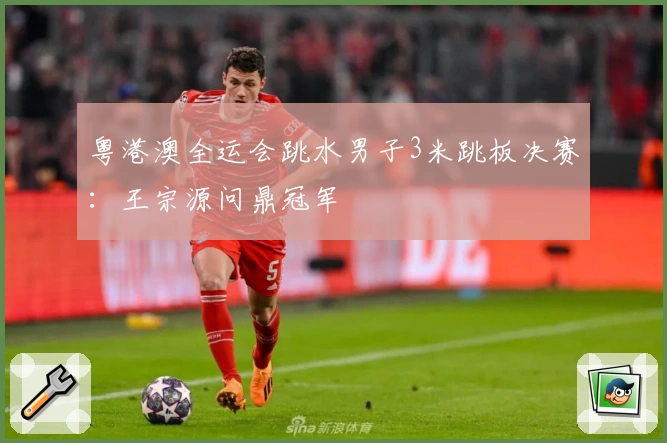 粤港澳全运会跳水男子3米跳板决赛：王宗源问鼎冠军