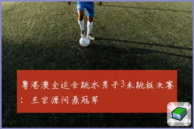 粤港澳全运会跳水男子3米跳板决赛：王宗源问鼎冠军